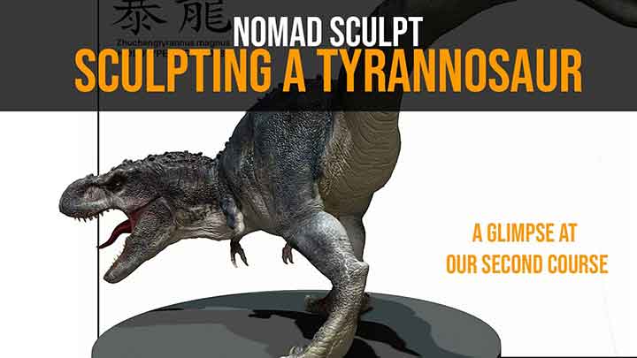 How You Can Sculpt a Dinosaurs using Nomad