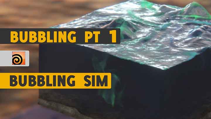 How to Create a Bubbling Water Pool With Houdini