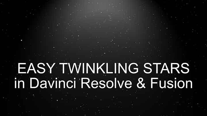 How to Make a Twinkling Starfield With Fusion