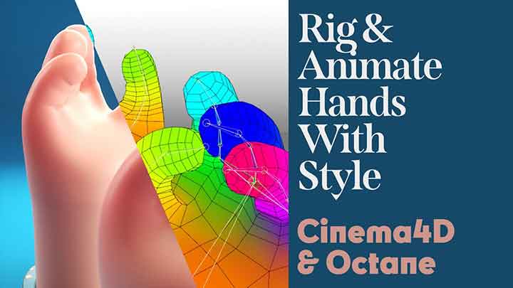How to Rig a Cartoon Hand for Animation in Cinema 4D - Lesterbanks