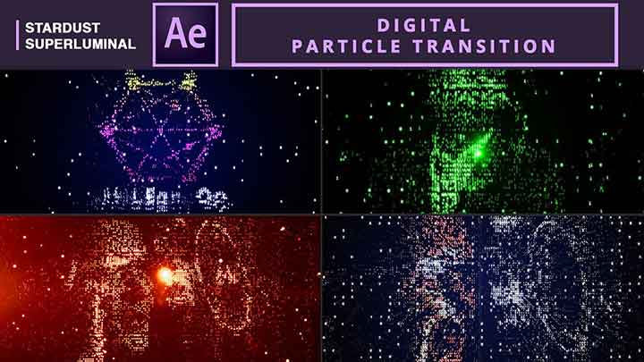 How to Create a Particle Transition in Ae With Stardust