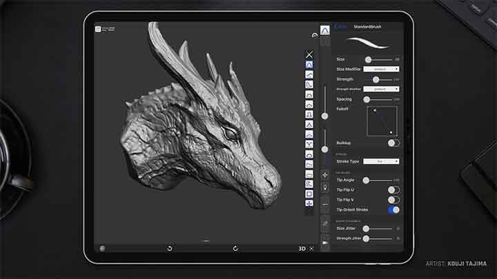 Maxon Picks Up forger 3D Sculpting and Painting App