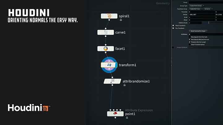 How You Can Control Normals With a Transform SOP