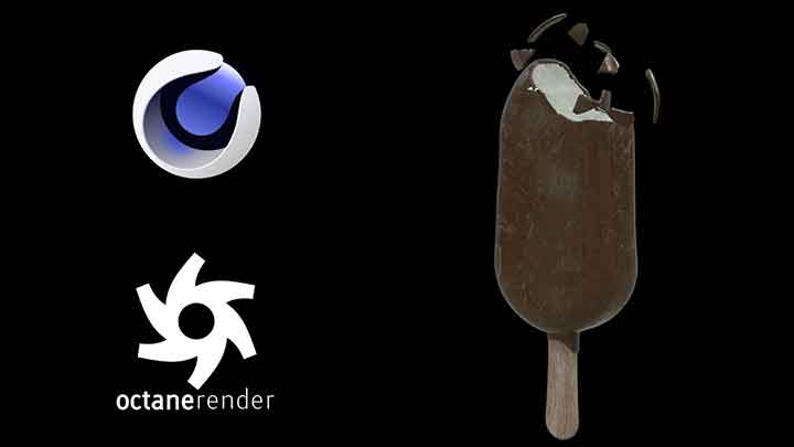 How to Create realistic Ice Cream in C4D and Octane