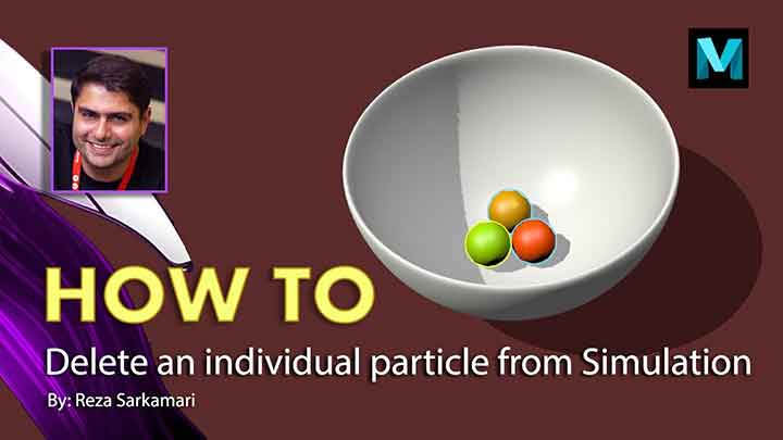 How to Delete a Single nParticle in Maya