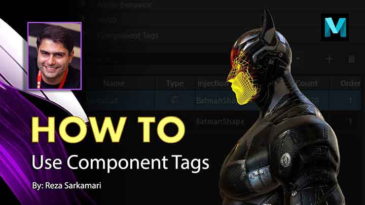 How to Work With the New Component Tags in Maya