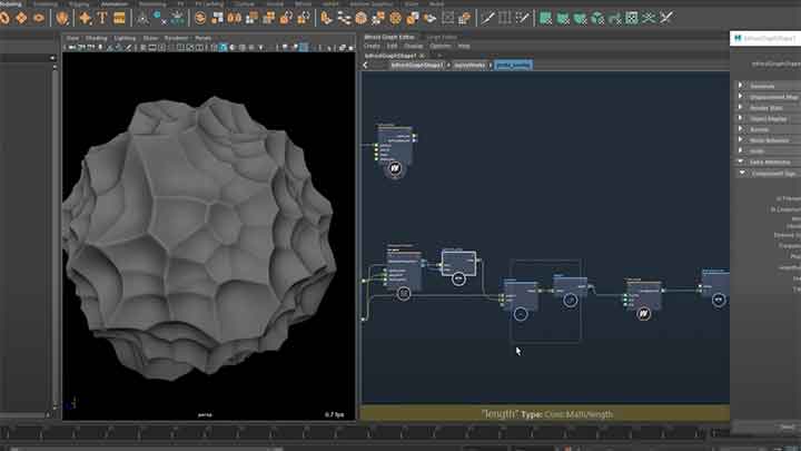 How to Build Cellular Noise or Worley Noise in Maya Bifrost