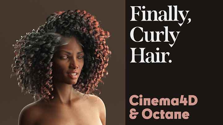 How to Create Curly Hair With C4D Hair Tools