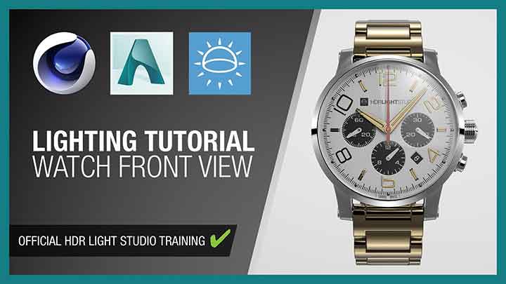 How to Realistically Light a Watch With C4D, Arnold, and HDR Light Studio