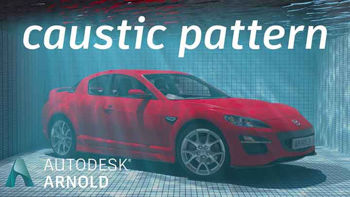 How to Use Arnold Cel Noise to Create Animated Caustic Patterns