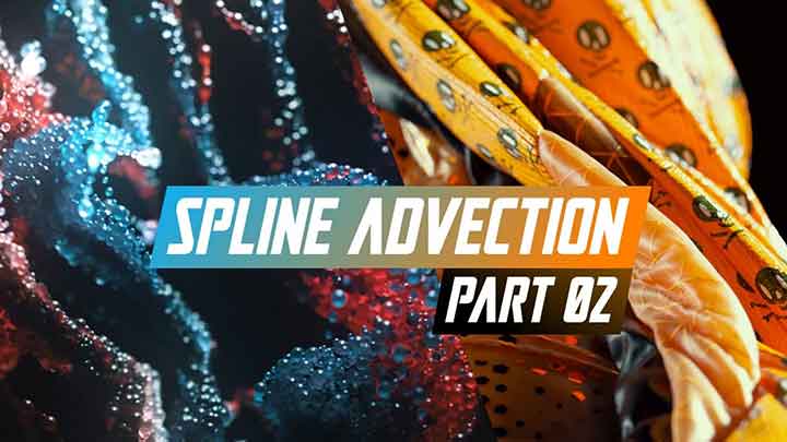 How to Advect Splines With X-Particles