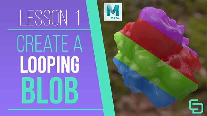 How to Create Random and Looping Blobs in Maya