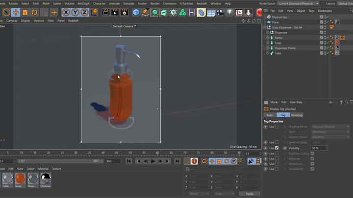 How to Fade Objects In or Out in Cinema 4D