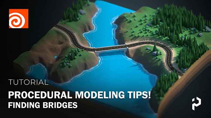 How to Generate Bridges from Paths Procedurally in Houdini