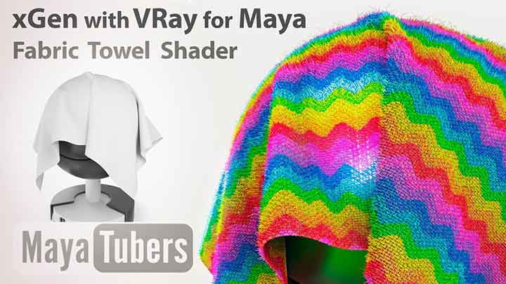 How to Model xGen Fibers and Create a Realistic V-Ray Fabric Shader