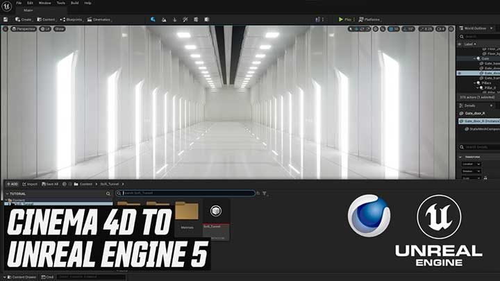 How to Take Scenes From C4D to Unreal Engine 5
