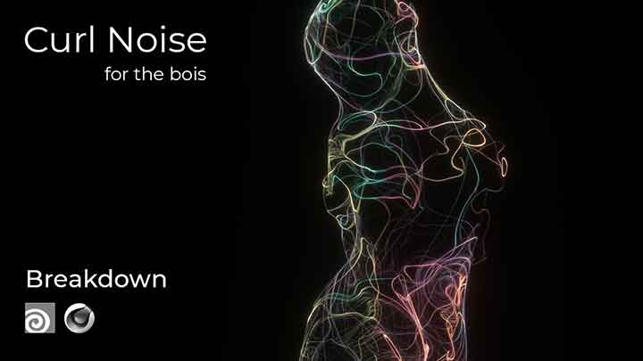 Work With Curl Noise in Houdini to Animate Lines