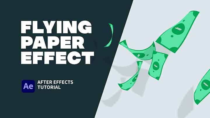 How to Make Paper Flying in the Wind in Ae