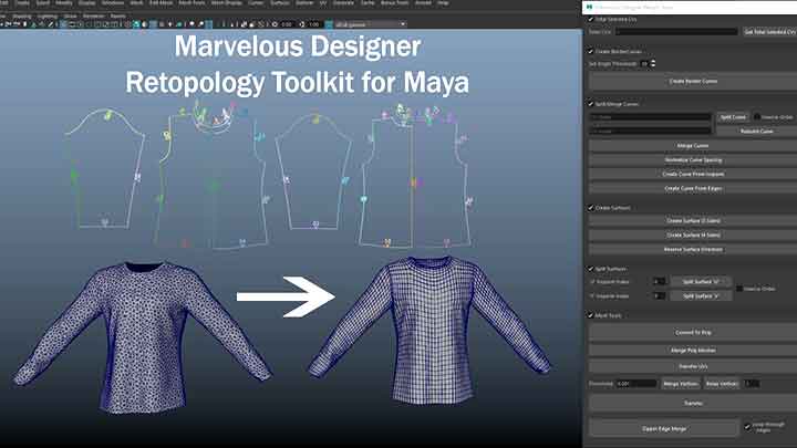 marvelous designer zbrush maya