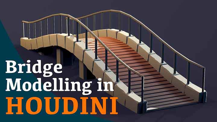 Model a Bridge Procedurally in Houdini