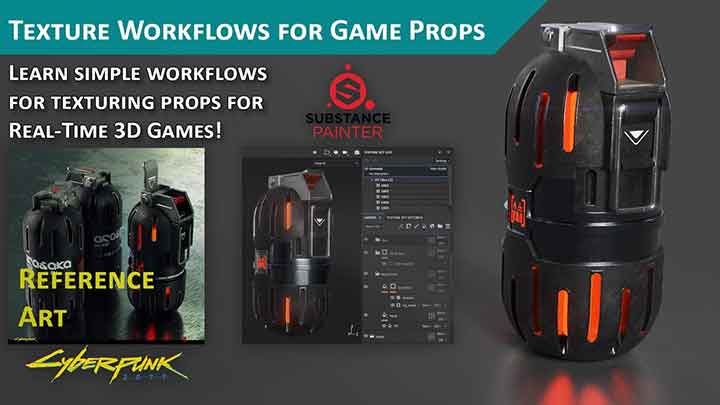 Texturing Game Props in Substance 3D Painter