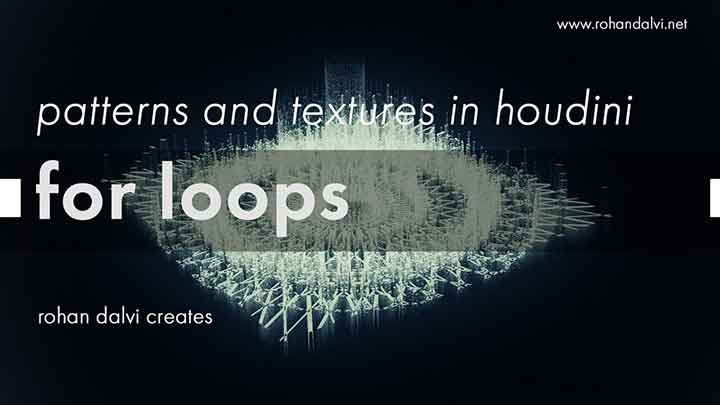 How to Create Patterns Using For Each in Houdini