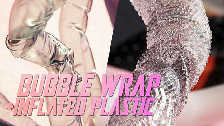 How to Create a Bubble Wrap Material With C4D