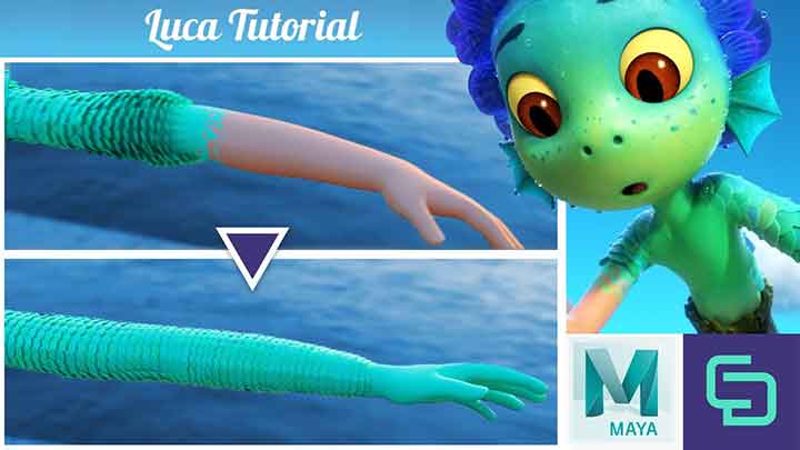 How to Create a Skin to Scales Transformation Effect With MASH
