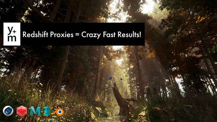 How to Render Millions Of Polygons With Redshift Proxies