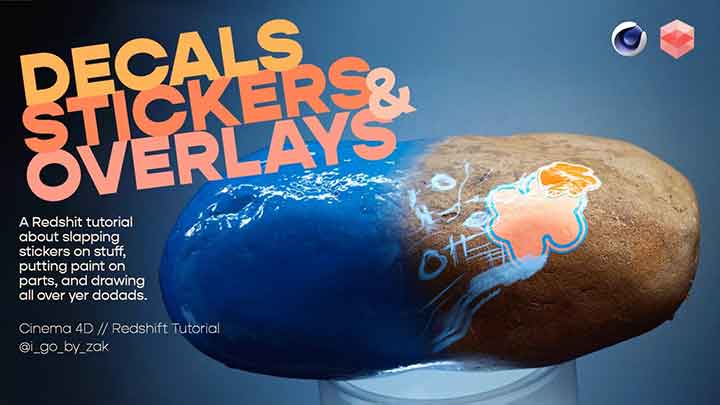 How to Create Decals, Stickers, and Overlays With Redshift
