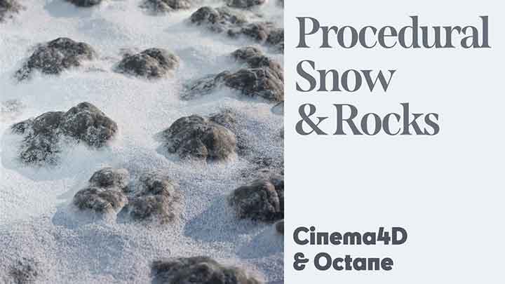 How to Make Procedural Rocks in Snow With Octane
