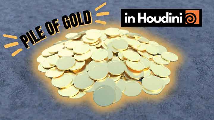 How to Make Piles of Anything With Houdini