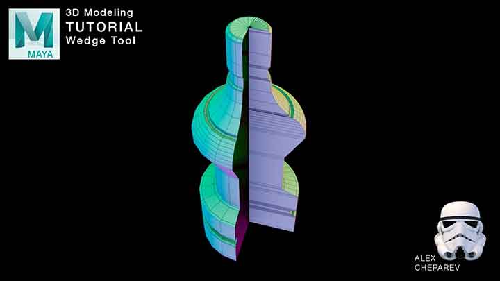 How to Use the Wedge Tool to Reconstruct Cylindrical Shapes