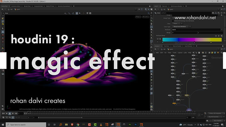 How to Create a Stylized Magic Orb in Houdini