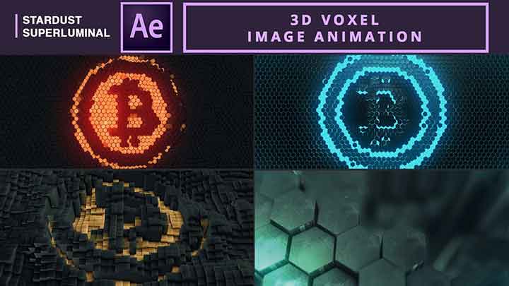 How to Create a Voxel-Style Animation In Ae Using Stardust