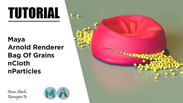 How to Rip a Beanbag With nParticles in Maya
