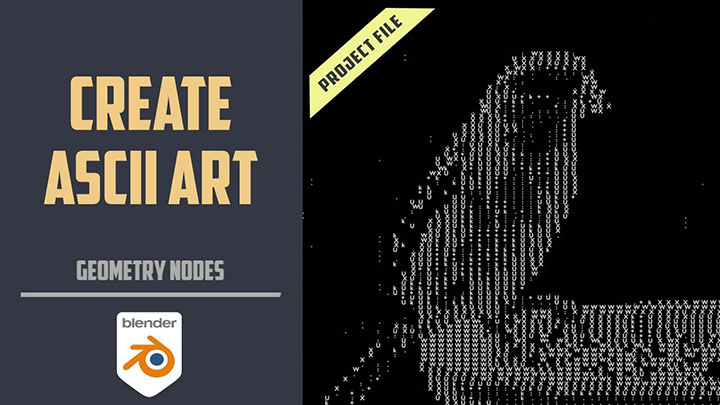 How to Make ASCII Art With Blender Geometry Nodes