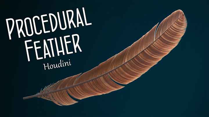 How to Create a Feather Procedurally in Houdini