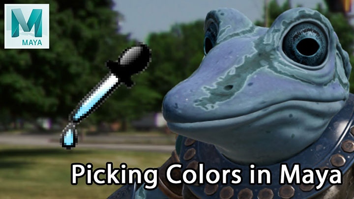 How to Pick Accurate Colors in Maya