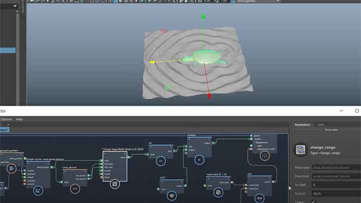 How to Create Wave Outlines Around a Mesh With Bifrost