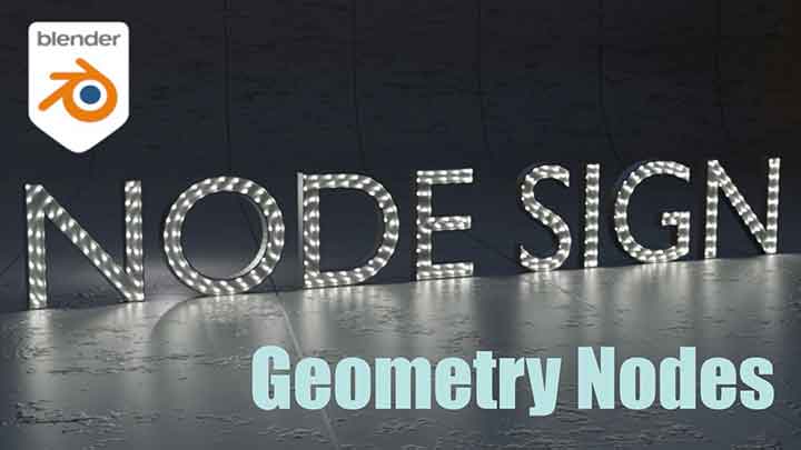 How to Make a Marquee Sign Generator in Blender