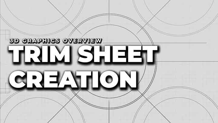 How to Manually Create Trim Sheets With Maya and Photoshop