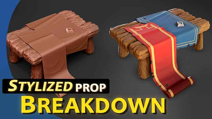 How to Make a Stylised Table With Maya, Zbrush, and Painter