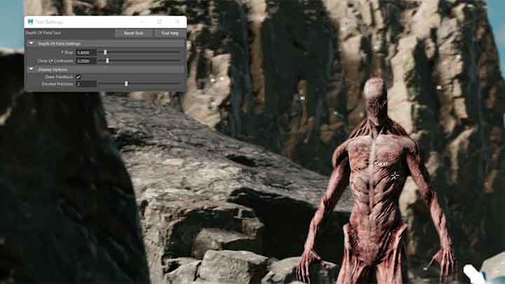 New Depth of Feild Tool Offers Viewport DOF in Maya