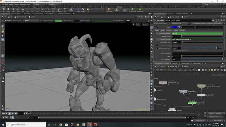 How to Easily Guide and Emit RBD Sims in Houdini