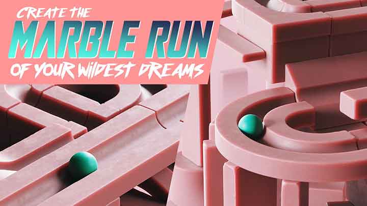 How to Model a Marble Run With Cinema 4D