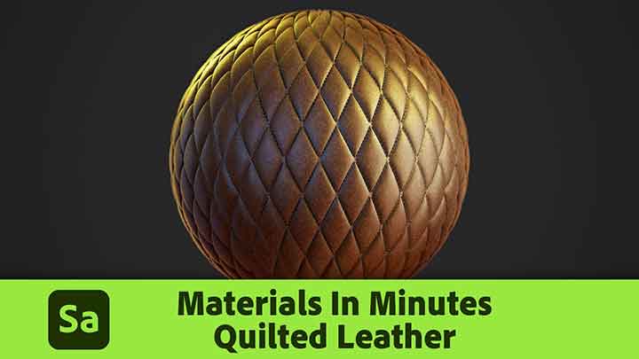 How to Make a Tufted Leather Material With Substance Sampler