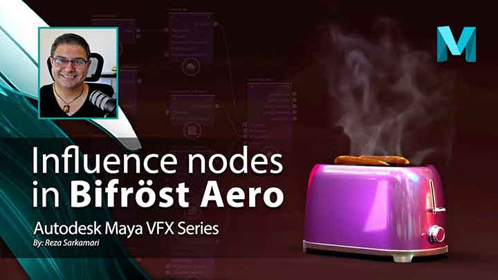 Working With Influence Nodes With Bifrost Aero