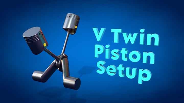 How to Make a V-Twin Piston Setup in C4D