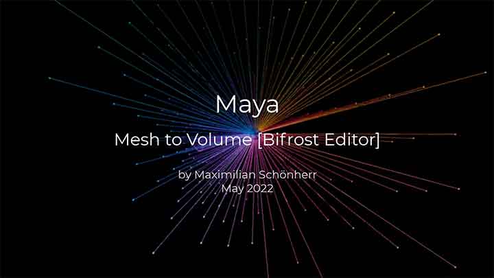 How to Create a volume From a Mesh With Bifrost